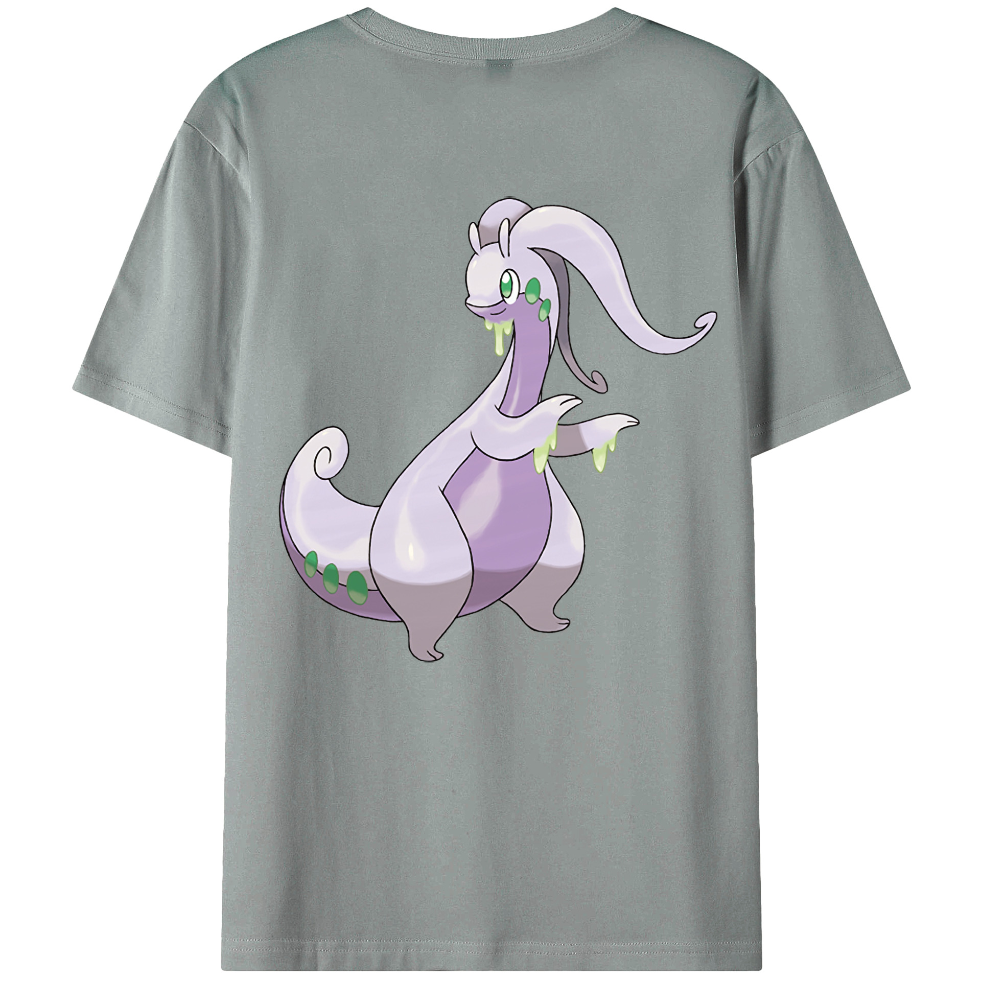 （画像用） ポケットモンスター Pokémon 綿100％ メンズ半袖Tシャツ（バックプリント） 通気性
